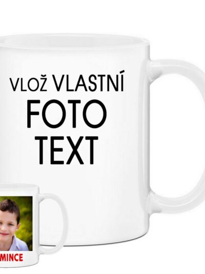 Hrnek s Vaší fotkou 0,3 l - Pro praváka