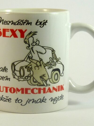 Hrnek sexy automechanik
