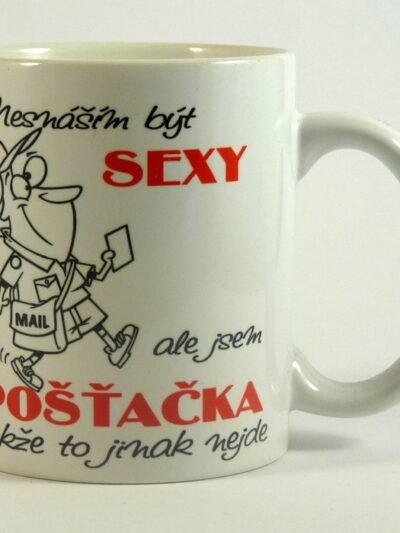 Hrnek sexy pošťačka