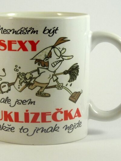 Hrnek sexy uklízečka