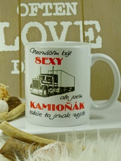 Hrnek sexy kamioňák