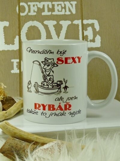 Hrnek sexy rybář